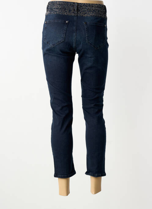 Jeans coupe slim stretch taille normale bleu TUZZI femme