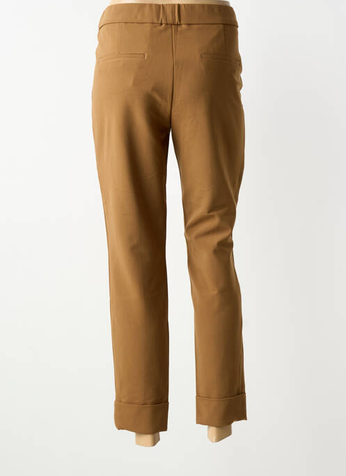 Pantalon 7/8 stretch taille normale marron GARDEUR femme
