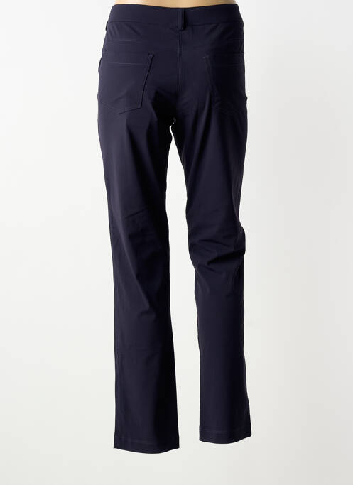 Pantalon droit stretch taille normale bleu PLATINE COLLECTION femme