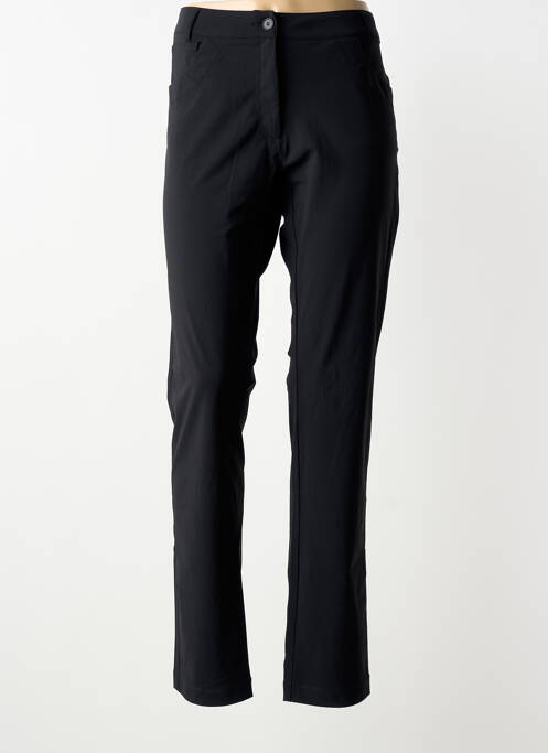 Pantalon droit stretch taille normale noir PLATINE COLLECTION femme