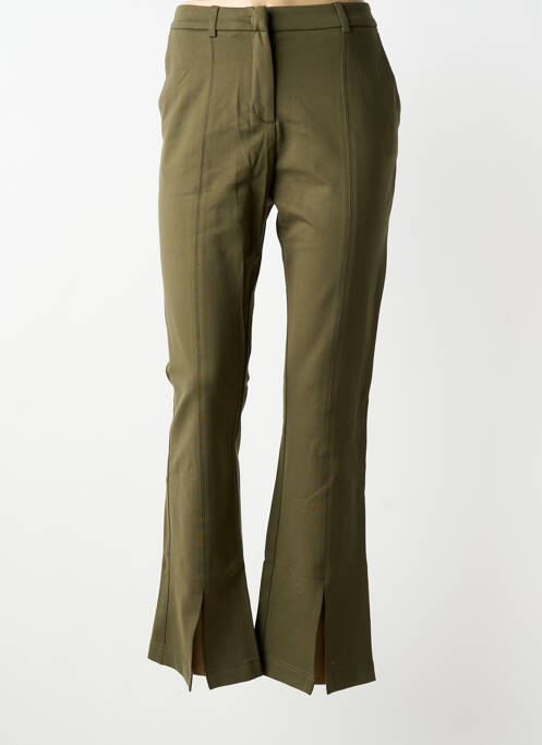 Pantalon flare stretch taille normale vert SUMMUM femme