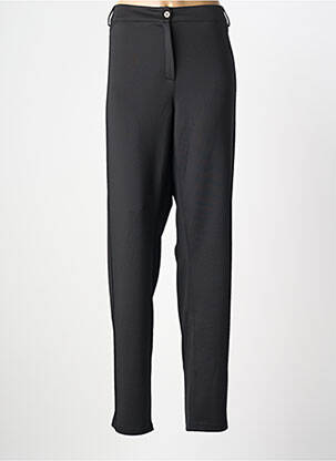Pantalon droit stretch taille normale noir CHRISTIAN MARRY femme
