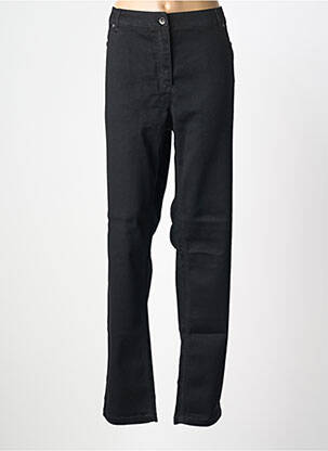 Jeans coupe slim taille normale taille normale noir BRANDTEX femme