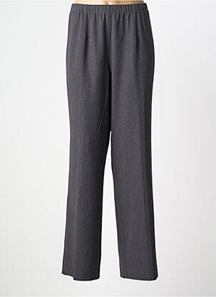 Pantalon droit taille élastique gris CHALOU femme