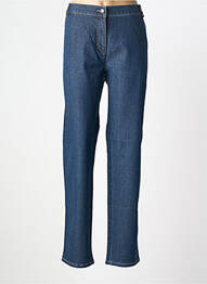 Jeans coupe slim stretch taille normale bleu ADELINA BY SCHEITER femme