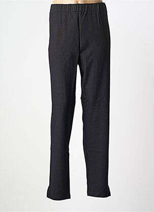 Pantalon slim taille élastique taille normale noir FRANCK ANNA femme