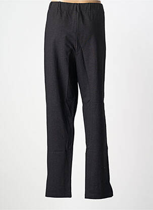 Pantalon slim taille élastique taille normale noir FRANCK ANNA femme