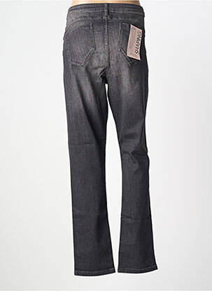 Jeans coupe droite effet usé délavé taille normale noir PERSONA BY MARINA RINALDI femme