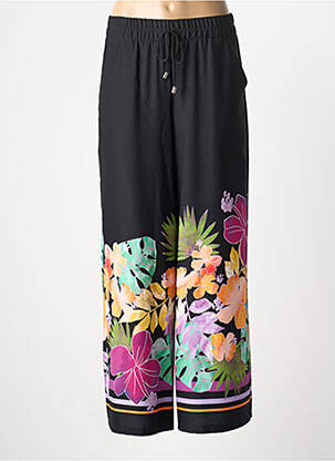 Pantalon large tissage crêpe taille normale noir JOSEPH RIBKOFF femme