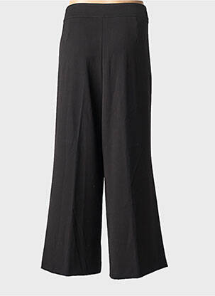 Pantalon droit taille normale taille normale noir ELENA MIRO femme