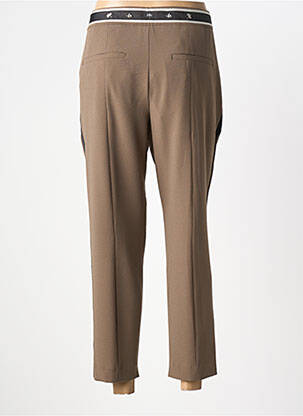 Pantalon 7/8 taille élastique taille normale marron SPORTALM femme