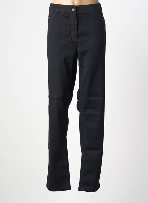 Jeans coupe slim taille normale taille normale noir BRANDTEX femme