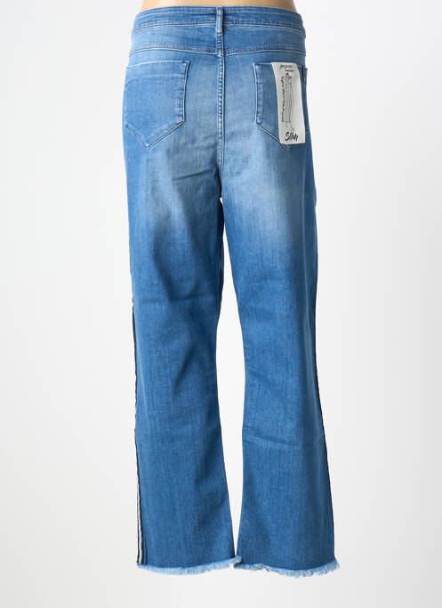 Jeans coupe droite stretch taille normale bleu PERSONA BY MARINA RINALDI femme