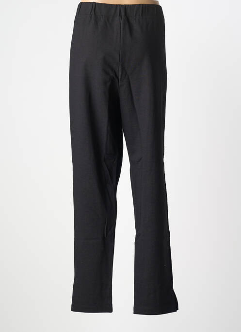 Pantalon slim taille élastique taille normale noir FRANCK ANNA femme
