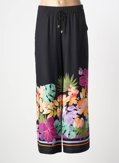 Pantalon large tissage crêpe taille normale noir JOSEPH RIBKOFF femme