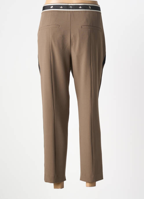 Pantalon 7/8 taille élastique taille normale marron SPORTALM femme