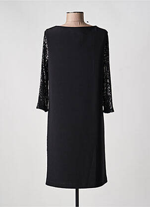 Robe courte coupe fluide manches longues noir JOSEPH RIBKOFF femme