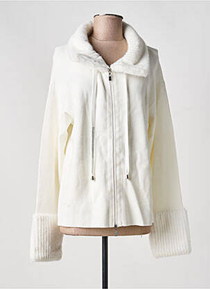 Veste casual poches blanc JOSEPH RIBKOFF femme