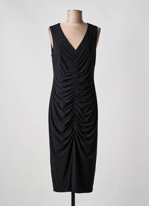 Robe mi-longue sans manche sans manche noir JOSEPH RIBKOFF femme