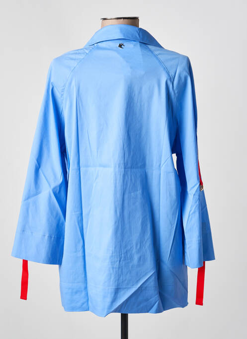 Blouse manches 3/4 manches 3/4 bleu LOLA CASADEMUNT femme