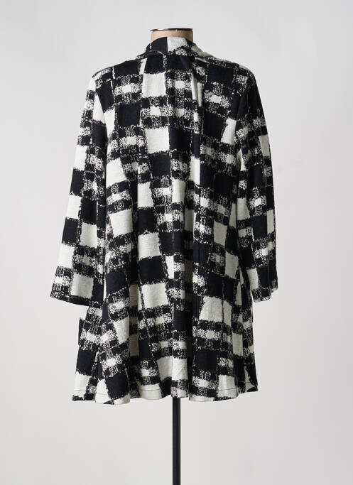 Manteau long poches sans capuche noir JOSEPH RIBKOFF femme