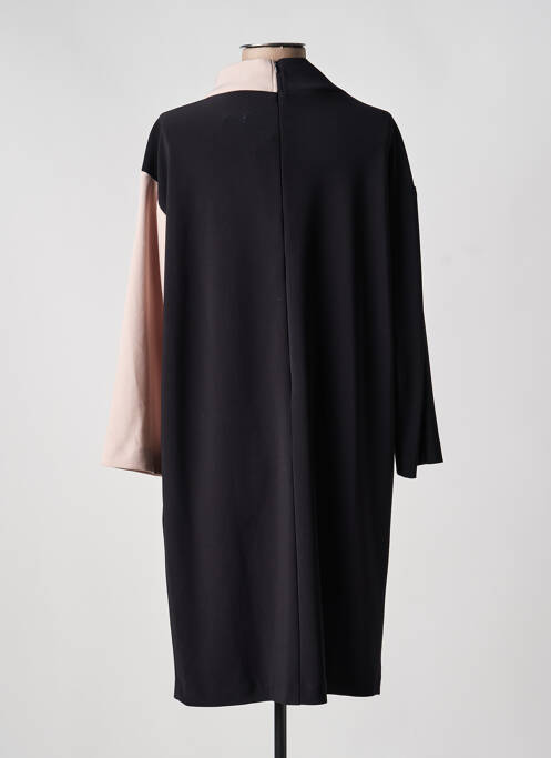Robe mi-longue manches longues manches longues noir JOSEPH RIBKOFF femme