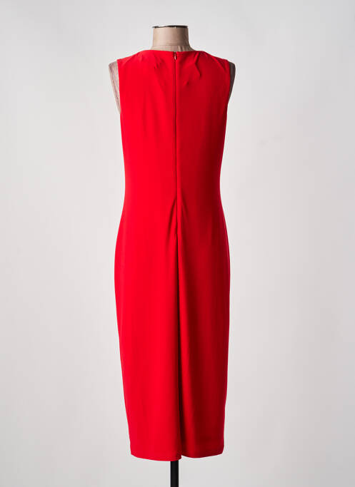 Robe mi-longue sans manche sans manche rouge JOSEPH RIBKOFF femme