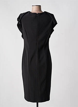 Robe mi-longue manches courtes manches courtes noir JOSEPH RIBKOFF femme