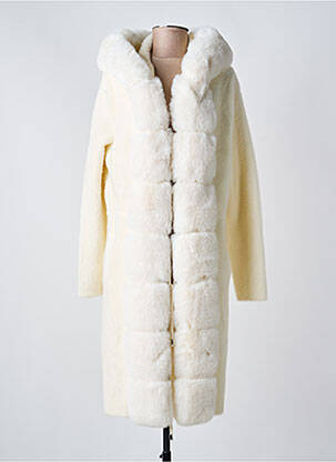 Manteau long a capuche a capuche beige JOSEPH RIBKOFF femme