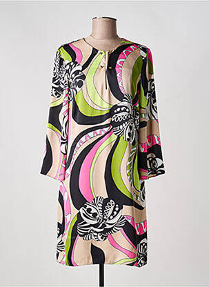 Robe courte manches 3/4 manches 3/4 noir JOSEPH RIBKOFF femme