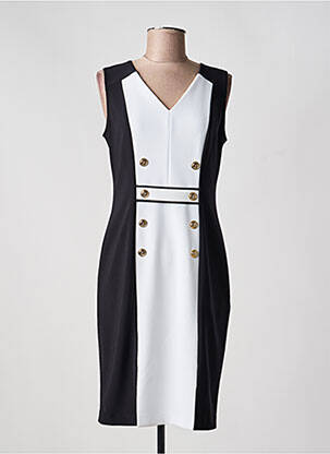 Robe mi-longue sans manche sans manche noir JOSEPH RIBKOFF femme