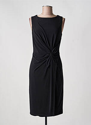 Robe mi-longue sans manche sans manche noir JOSEPH RIBKOFF femme