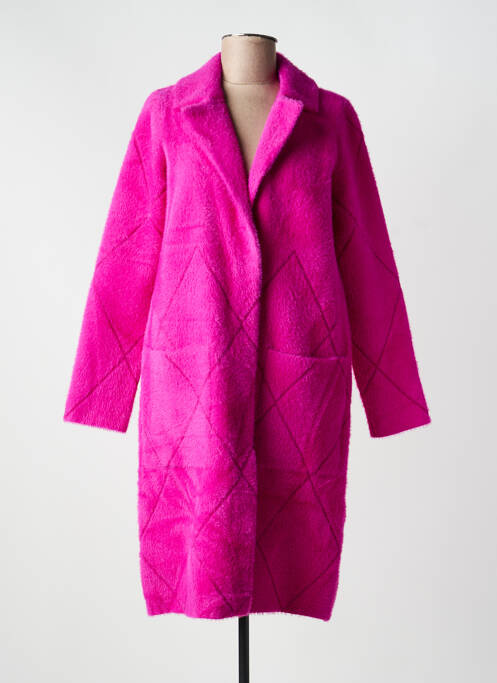 Doudoune poches sans capuche rose JOSEPH RIBKOFF femme