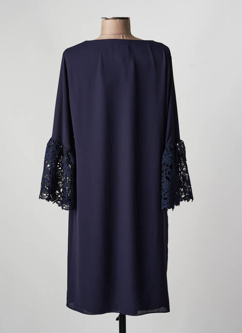 Robe courte manches 3/4 manches 3/4 bleu JOSEPH RIBKOFF femme