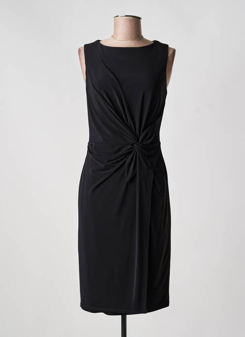 Robe mi-longue sans manche sans manche noir JOSEPH RIBKOFF femme