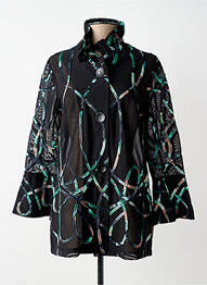 Veste casual coupe cintrée noir JOSEPH RIBKOFF femme