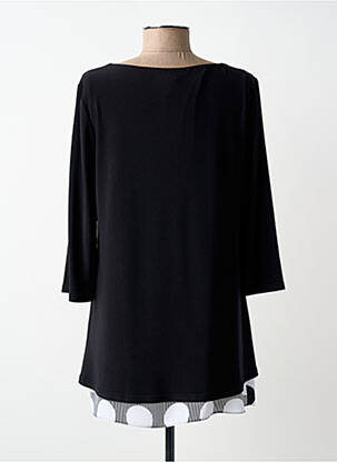 Tunique manches longues col rond noir JOSEPH RIBKOFF femme