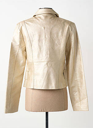 Veste simili cuir coupe cintrée or JOSEPH RIBKOFF femme