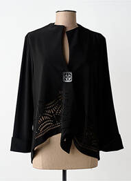 Veste casual coupe droite noir JOSEPH RIBKOFF femme