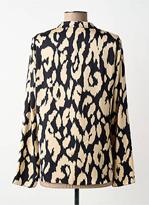 Blouse imprimé fantaisie manches longues noir JOSEPH RIBKOFF femme