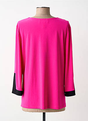 Top stretch manches longues rose JOSEPH RIBKOFF femme