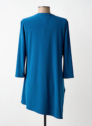 Tunique manches longues col v bleu JOSEPH RIBKOFF femme