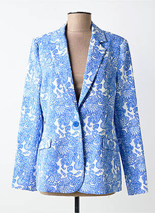 Blazer poignets boutonnés bleu CATNOIR femme