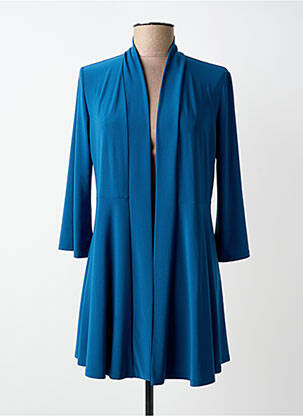 Veste casual coupe cintrée bleu JOSEPH RIBKOFF femme
