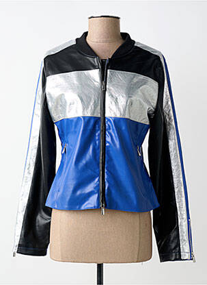 Veste casual col rond bleu LOLA CASADEMUNT femme