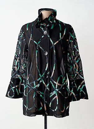 Veste casual coupe cintrée noir JOSEPH RIBKOFF femme