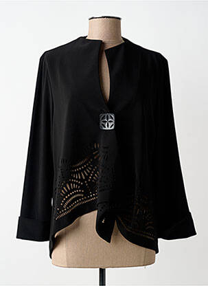 Veste casual coupe droite noir JOSEPH RIBKOFF femme