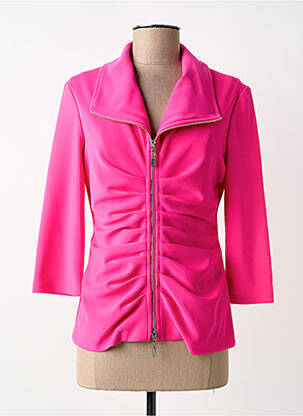 Veste casual coupe cintrée rose JOSEPH RIBKOFF femme