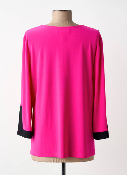 Top stretch manches longues rose JOSEPH RIBKOFF femme
