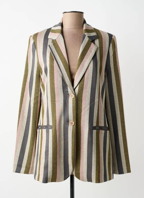 Blazer coupe cintrée vert CATNOIR femme